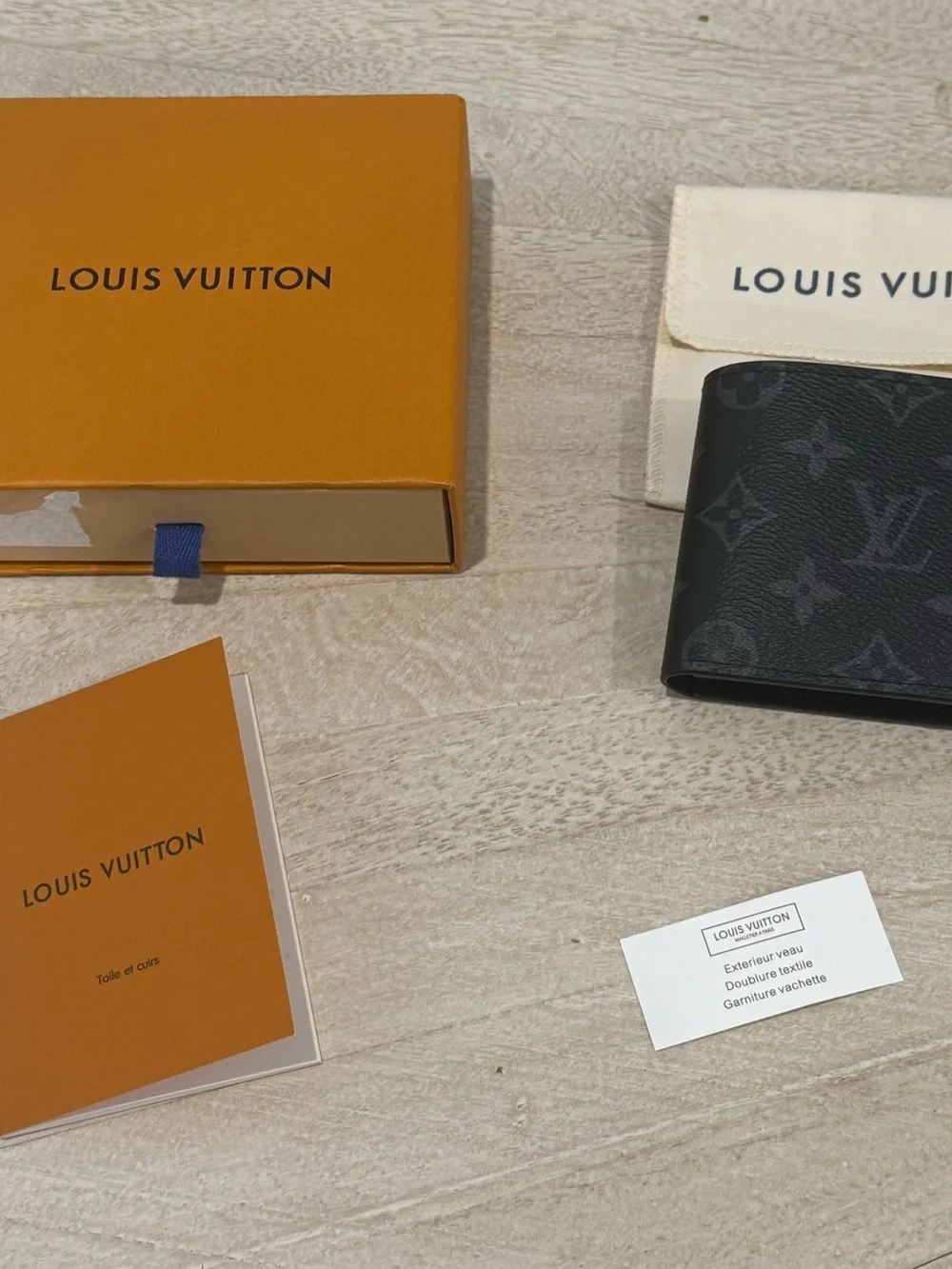 Louis Vuitton Black Monogram Wallet